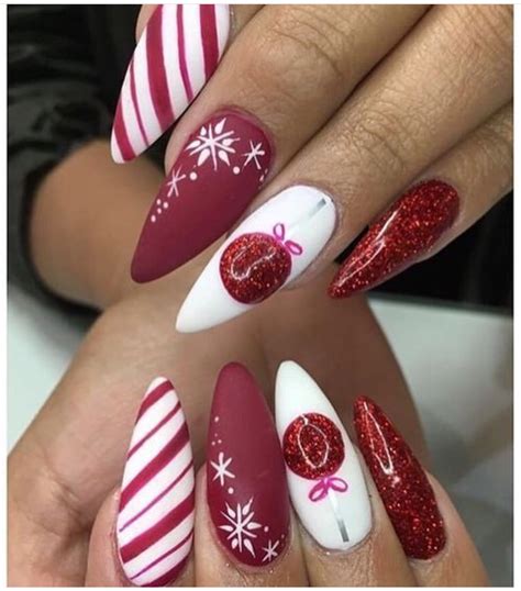 simple christmas acrylic nails|elegant christmas nails.